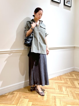 「ブルべ夏」｜ikさん（レディース・165cm）の秋コーディネート