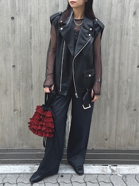 ECスタッフさん(レディース・163cm)の秋コーディネート