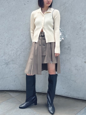 ECスタッフさん(レディース・161cm)の秋コーディネート