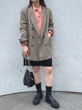 ECスタッフさん(レディース・163cm)の秋コーディネート