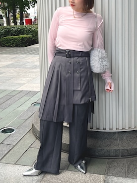 ECスタッフさん(レディース・154cm)の秋コーディネート