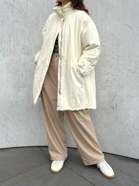 ECスタッフさん（レディース・166cm）の冬コーディネート