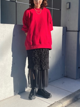 ECスタッフさん（レディース・166cm）の秋コーディネート