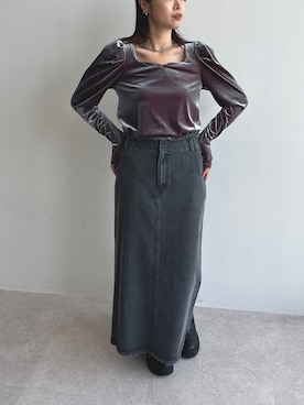 ECスタッフさん（レディース・163cm）の秋コーディネート