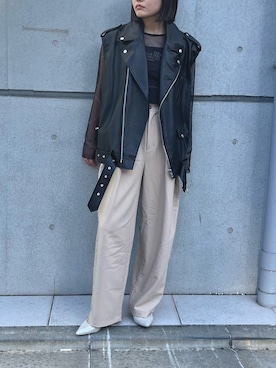 ECスタッフさん(レディース・161cm)の秋コーディネート