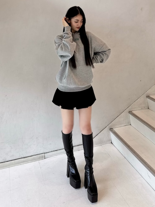GYDA♡新品ボックスプリーツスカートライクショートパンツ【Ｆ】 GYDA♡新品ボックスプリーツスカートライクショートパンツ【F