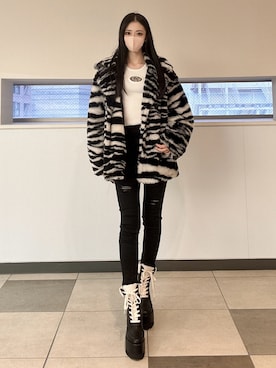 madokaさん（レディース・156cm）の冬コーディネート