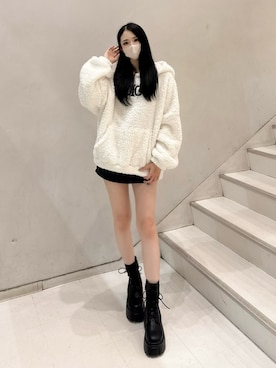 「GYDA（ジェイダ）のアイテム」を使った、madokaさん（レディース・156cm）の秋コーディネート