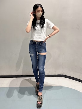 「アイテム（サンダル、その他）」を使った、madokaさん（レディース・156cm）の夏コーディネート