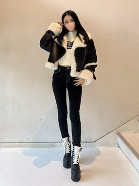 madokaさん（レディース・156cm）の冬コーディネート