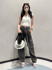 キャミソール GD ラインストーンニットビスチェ GD ラインストーンニットビスチェ｜ジェイダ（GYDA）公式通販