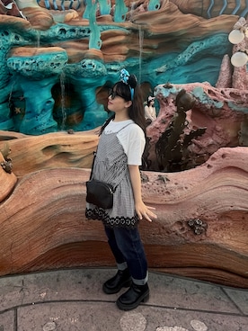 「Shine（シャイン）のアイテム」を使った、mnsvtさん（レディース・155cm）の夏コーディネート