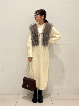 「ゆるピタ×ナチュラル」｜kiさん（レディース・154cm）の秋コーディネート