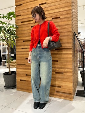 「僕と私の推しニット」｜kiさん（レディース・154cm）の秋コーディネート