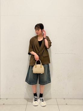 「春のジャケットスタイル」｜kiさん（レディース・154cm）の春コーディネート
