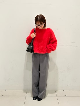 「僕と私の推しニット」｜kiさん（レディース・154cm）の秋コーディネート