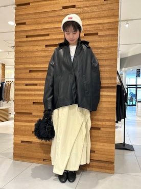 「SENSE OF PLACE by URBAN RESEARCH（センスオブプレイスバイアーバンリサーチ）のアイテム（その他アウター）」を使った、kiさん（レディース・154cm）の春コーディネート