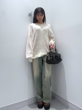 「FOREVER 21（フォーエバー トゥエンティーワン）のアイテム（ニット/セーター）」を使った、mnqiinさん（レディース・167cm）の秋コーディネート