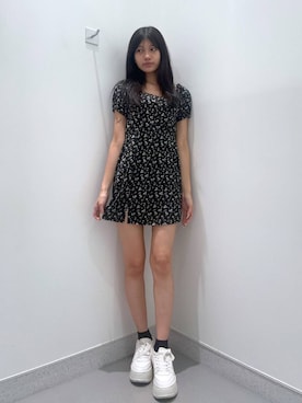 「FOREVER 21（フォーエバー トゥエンティーワン）のアイテム」を使った、mnqiinさん（レディース・167cm）の夏コーディネート