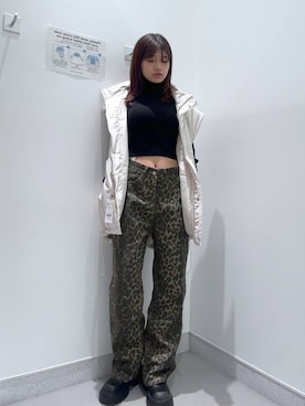 「FOREVER 21（フォーエバー トゥエンティーワン）のアイテム（ジャケット/アウター）」を使った、mnqiinさん（レディース・167cm）の冬コーディネート