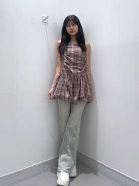 「FOREVER 21（フォーエバー トゥエンティーワン）のアイテム」を使った、mnqiinさん（レディース・167cm）の夏コーディネート