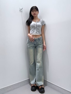 「アイテム（サンダル、その他）」を使った、mnqiinさん（レディース・167cm）の夏コーディネート