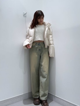 「FOREVER 21（フォーエバー トゥエンティーワン）のアイテム（ブルゾン）」を使った、mnqiinさん（レディース・167cm）の秋コーディネート