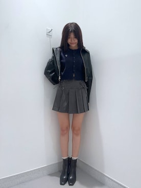「FOREVER 21（フォーエバー トゥエンティーワン）のアイテム（スカート）」を使った、mnqiinさん（レディース・167cm）の秋コーディネート