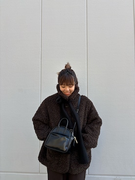 「URBAN RESEARCH（アーバンリサーチ）のアイテム（ファッション雑貨）」を使った、サクラコさん（レディース・160cm）の冬コーディネート