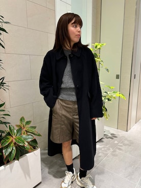 「ASICS（アシックス）のASICS　GEL-KAYANO 14（スニーカー）」を使った、サクラコさん（レディース・160cm）の秋コーディネート