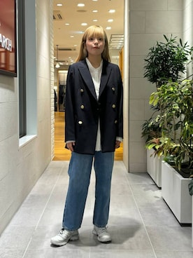 「ここでしか手に入らない別注アイテム」｜「アイテム（その他アウター）」を使った、sakurako0406さん（レディース・160cm）の冬コーディネート
