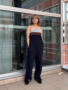 「URBAN RESEARCH（アーバンリサーチ）のアイテム（オールインワン・サロペット）」を使った、sakurako0406さん（レディース・160cm）の夏コーディネート