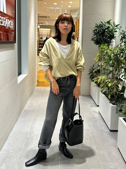 セール】『MADE IN JAPAN』深Vネックルーズカットソー（Tシャツ