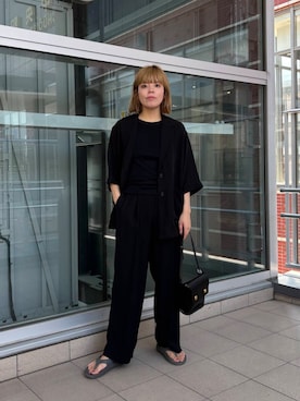 「URBAN RESEARCH（アーバンリサーチ）のアイテム（タンクトップ）」を使った、サクラコさん（レディース・160cm）の夏コーディネート