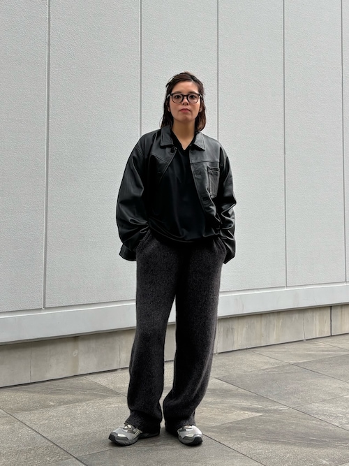 セール】new basic CASHMERE SILK MOULINE LONGPANTS（その他パンツ