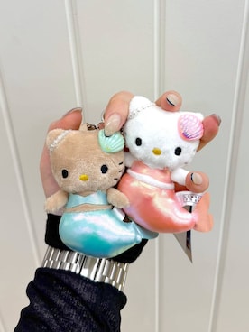 「LOWRYS FARM（ローリーズファーム）の【サンリオキャラクターズ】ヌイキーホルダー8 647243/GOODS（キーホルダー、その他）」を使った、tsukiさんの春コーディネート