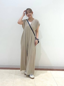 「アイテム（オールインワン・サロペット）」を使った、tsukiさん（レディース・167cm・20代）の秋コーディネート