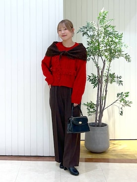 「LOWRYS FARM（ローリーズファーム）のアイテム（ファッション雑貨）」を使った、tsukiさん（レディース・167cm）の秋コーディネート