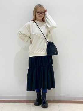 「アイテム（ワンピース/ドレス）」を使った、tsukiさん（レディース・167cm・20代）の秋コーディネート