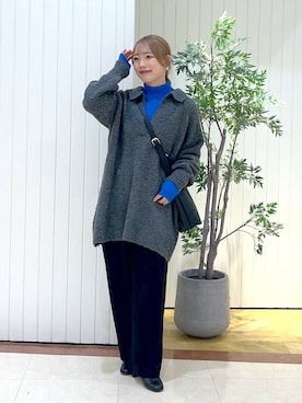 「アイテム（ワンピース/ドレス）」を使った、tsukiさん（レディース・167cm）の秋コーディネート