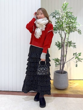 「アイテム（ハンドバッグ）」を使った、tsukiさん（レディース・167cm・20代）の冬コーディネート