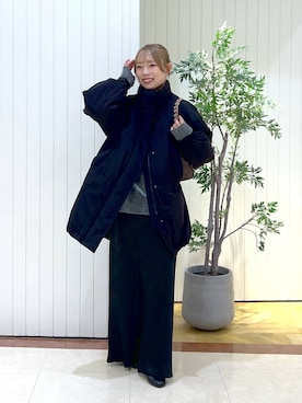 「アイテム（ブルゾン）」を使った、tsukiさん（レディース・167cm・20代）の秋コーディネート