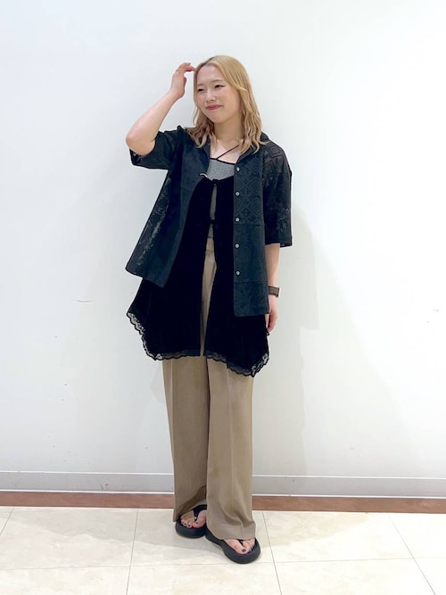 2WAYカットベロアミニワンピース 578265（ワンピース）｜LOWRYS