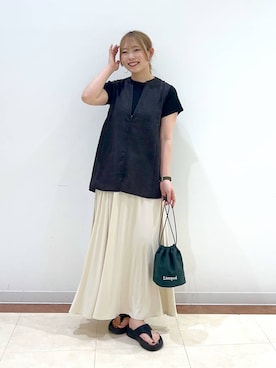 「夏コーデ」｜「アイテム（その他アウター）」を使った、tsukiさん（レディース・167cm）の夏コーディネート
