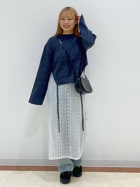 「アイテム（ワンピース/ドレス）」を使った、tsukiさん（レディース・167cm・20代）の秋コーディネート