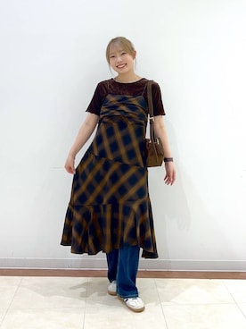 「アイテム（ワンピース/ドレス）」を使った、tsukiさん（レディース・167cm・20代）の夏コーディネート