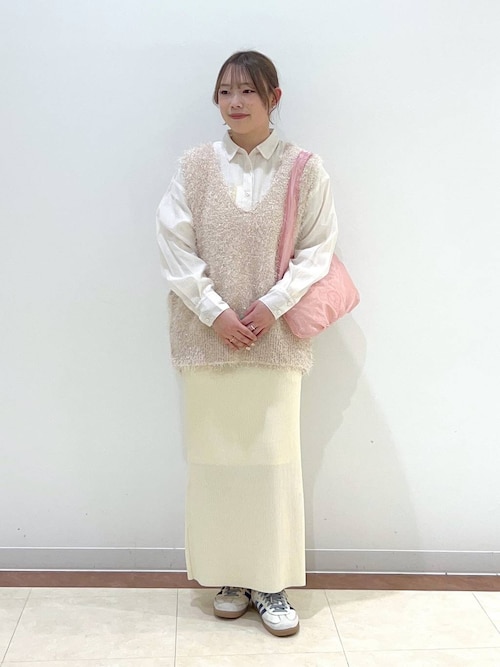 ラメシャギーベスト 284592（ニット/セーター）｜LOWRYS FARM