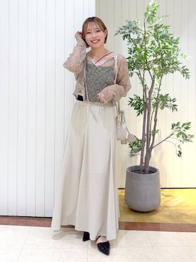 tsukiさん（レディース・167cm）の春コーディネート