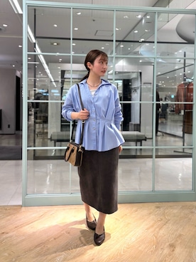 「NOLLEY’S（ノーリーズ）のアイテム」を使った、Yuukiさん（レディース・148cm）の秋コーディネート