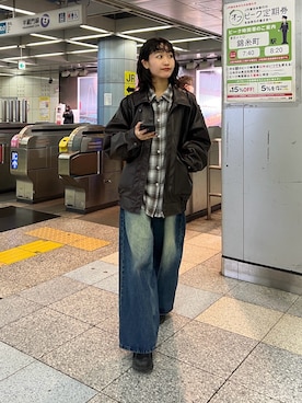 「アイテム（ジャケット/アウター）」を使った、momokaさん（レディース・160cm）の夏コーディネート